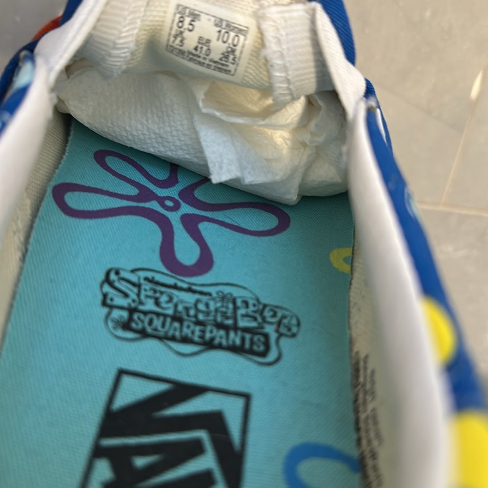 Vans x SpongeBob SquarePants Slip-ons RARE - Picture 7 of 8
